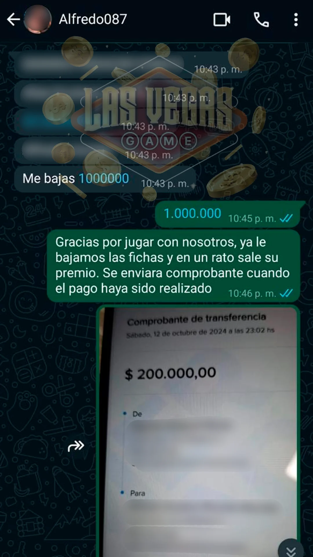 Premio de $1.000.000